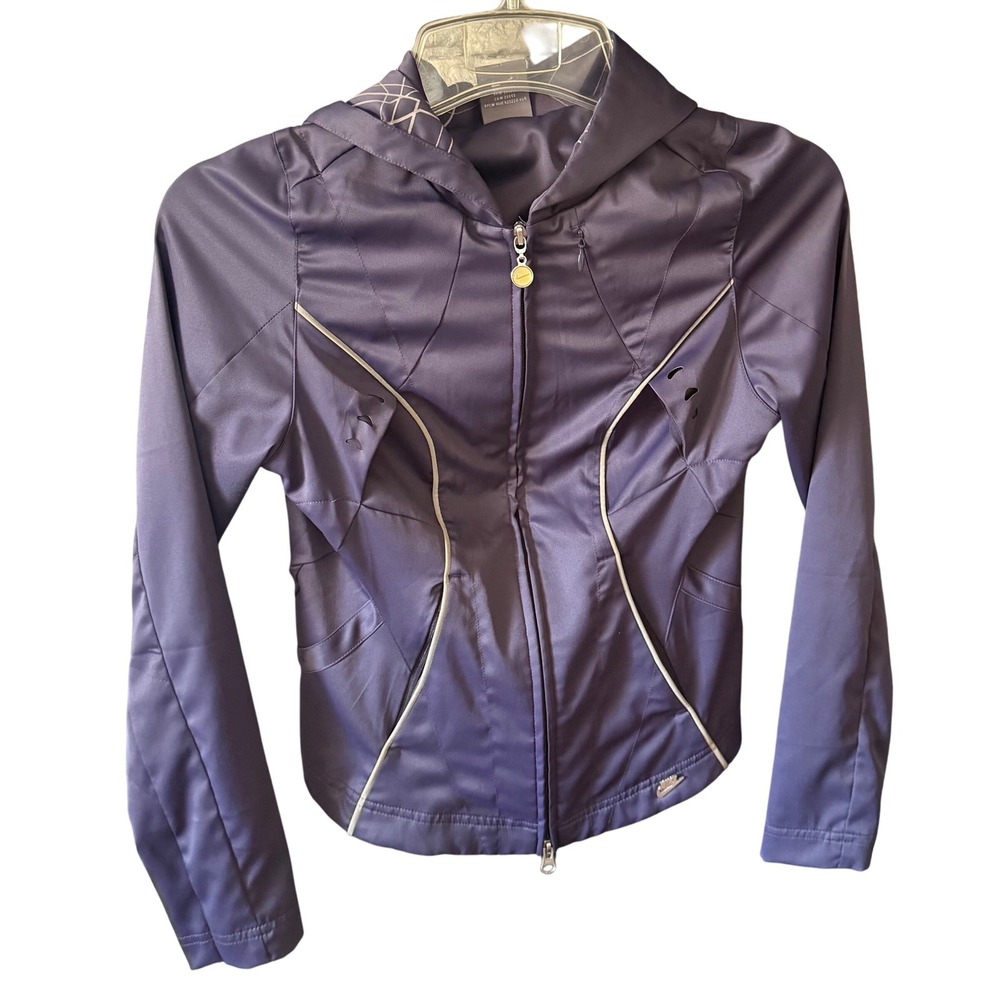 Nike Athletic Women's Form‎ Fitted Hooded Jacket XS Sporty Athleisure Running